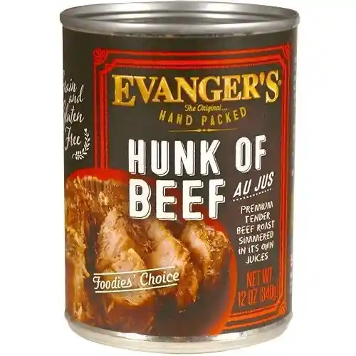 EVANGERS HP Dog Can Hunk of Beef 12oz