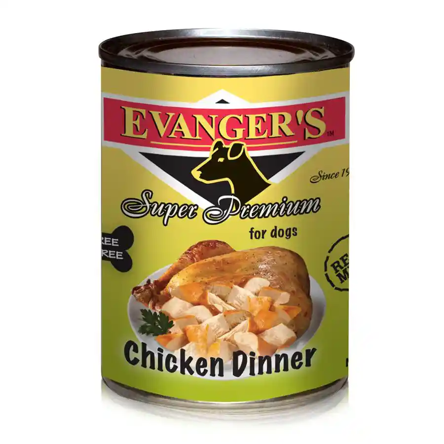 EVANGERS Premium Dog Can Chicken Spinach 12.8oz