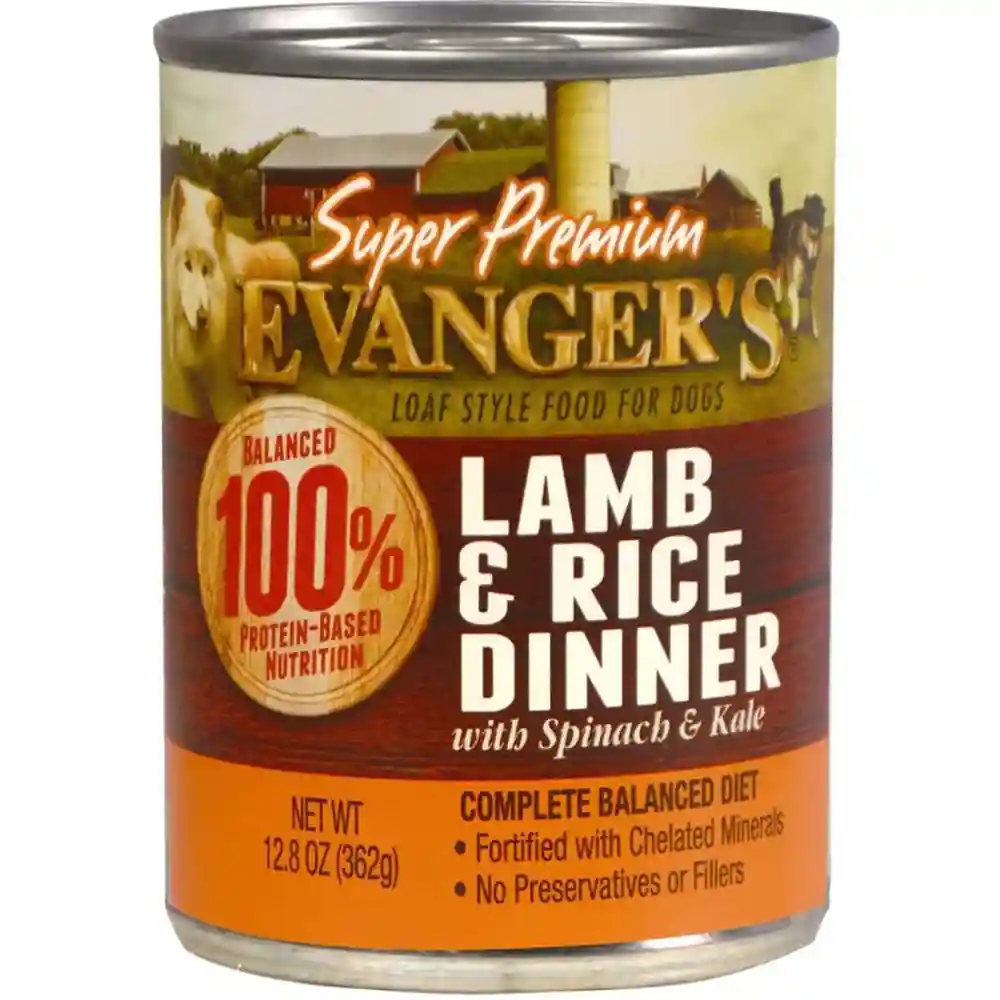 EVANGERS Premium Dog Can Lamb & Rice 13oz